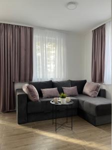 אזור ישיבה ב-Apartmani Divila