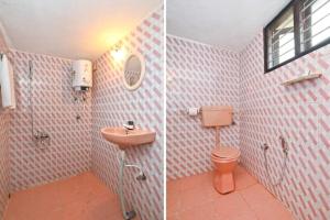 Koupelna v ubytování AAdya. Homestay