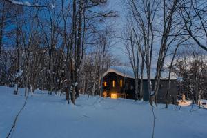 a cabin in the snow in a snow covered forest at 6ty6 - Vacation STAY 18030v in Niseko