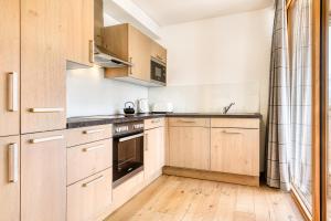 Η κουζίνα ή μικρή κουζίνα στο Appartements im Kirchberg by A-Appartments