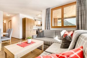 Χώρος καθιστικού στο Appartements im Kirchberg by A-Appartments
