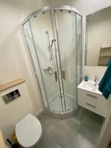 Kúpeľňa v ubytovaní Matejki rooms