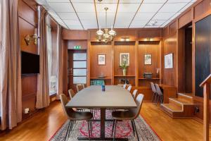 a conference room with a table and chairs at Best Western Tidbloms Hotel in Gothenburg
