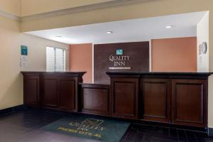 a court courtroom with a sign on the wall at Quality Inn Phenix City Columbus in Phenix City