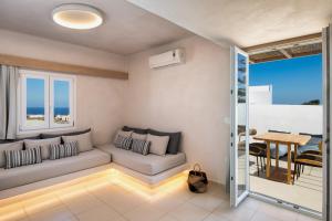 Posezení v ubytování Aelia Luxury Suites