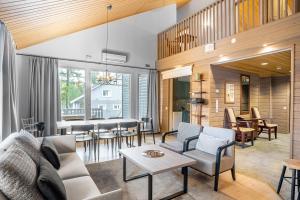 Posezení v ubytování Hotel K5 Levi and K5 Villas