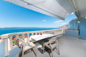 Balkón alebo terasa v ubytovaní Apartments Villa Nadalina Deluxe
