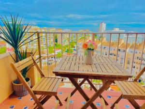 Balkón alebo terasa v ubytovaní LUXURY SUITES MINERVA beach