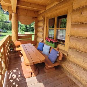 Balkón alebo terasa v ubytovaní Osada Stasiowe Chaty
