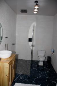 Koupelna v ubytování Hotel Samoa del Sur