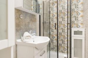 Ένα μπάνιο στο Apartament Artystyczny Zakątek