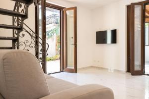 Et sittehjørne på Luxury Villa Ebe