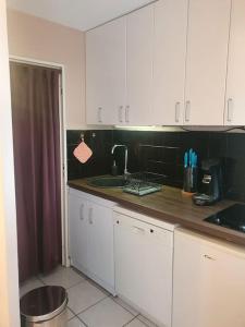 Kuchyňa alebo kuchynka v ubytovaní Lyon 8 Grange Blanche Appartement calme de 50 m²