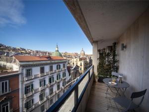 Balkón nebo terasa v ubytování Salotto Borbonico
