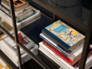 Knihovna v bed and breakfast