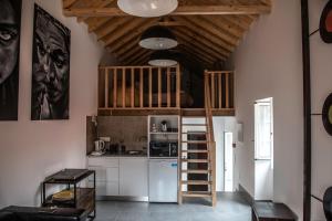 Η κουζίνα ή μικρή κουζίνα στο Casa Flamingo
