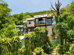 a house in the middle of a forest at ATLANTIC FOREST ROOM in Angra dos Reis