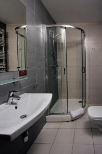 Kúpeľňa v ubytovaní Hotel Maraton
