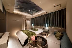 Χώρος καθιστικού στο Hotel Cocoon -Urban Luxury-