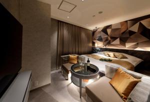 Χώρος καθιστικού στο Hotel Cocoon -Urban Luxury-