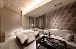 Χώρος καθιστικού στο Hotel Cocoon -Urban Luxury-
