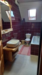 Koupelna v ubytování Apartmán Astra v Ždiari + 30 fotografií