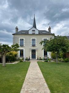 Zahrada ubytování Clos Sanouva, Fougère