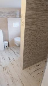 een badkamer met een toilet en een douchecabine bij Jan 4 in Pula