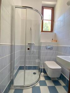 Kúpeľňa v ubytovaní Segesdy Villa