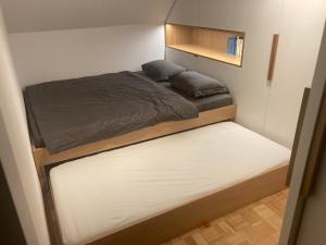 Posteľ alebo postele v izbe v ubytovaní Alpine Centre apartment Kranjska Gora