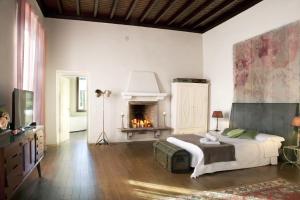 TV a/nebo společenská místnost v ubytování B&B Villa Natta + 34 fotografií