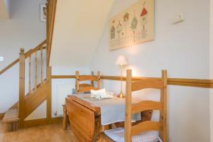 Postel nebo postele na pokoji v ubytování Mossyford Cottage