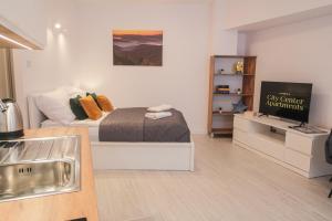 TV a/nebo společenská místnost v ubytování Apartament City Center Classic 2