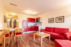 Kuchyň nebo kuchyňský kout v ubytování Hafendomicil Appartement WH08 - Hirsch