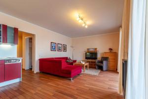 Η κουζίνα ή μικρή κουζίνα στο Hafendomicil Appartement WH15 - Adler +18 φωτογραφίες