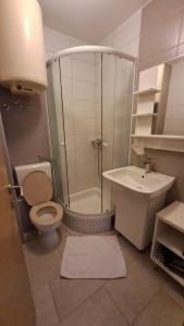 Koupelna v ubytování Apartman Novalja