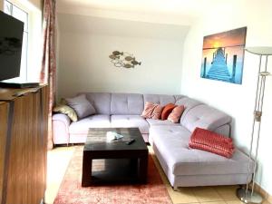 Ruang duduk di Haus am Kölpinsee App 4 4