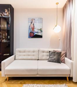 Posedenie v ubytovaní MOSTOWA Abdank Old Town Apartment