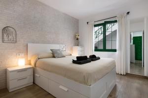 Postel nebo postele na pokoji v ubytování Apartamento Rubí