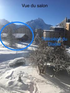 Objekt Station Les Deux Alpes, le Refuge du Diable, front de neige, 4/6 personnes zimi