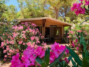 Vonkajšia záhrada v ubytovaní Camping Village Rocchette
