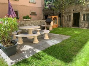 Casa Restelli OG - nahe Andermatt Gotthard外面的花园