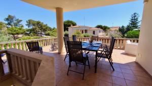 A balcony or terrace at ES GANXO HOUSE PORTO CRISTO