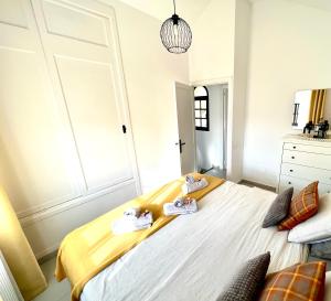 Posteľ alebo postele v izbe v ubytovaní PAOLA Comfort Apartment