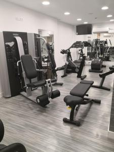 Fitnesscenter och/eller fitnessfaciliteter på Apartamento Trinidad Grund