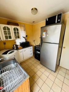 Køkken eller tekøkken på Cabaña Algarrobo