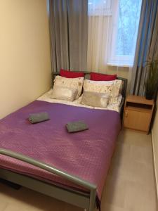 Apartament Pereca 2 tesisinde bir odada yatak veya yataklar