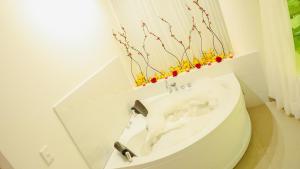 Koupelna v ubytování Hotel Súper Estrellas