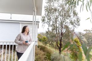 Balcone o terrazza di Nimbo Fork Lodge
