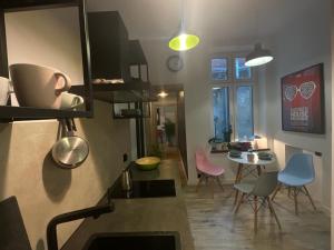 Kuchyňa alebo kuchynka v ubytovaní Apartment Ida, Kazimierz center